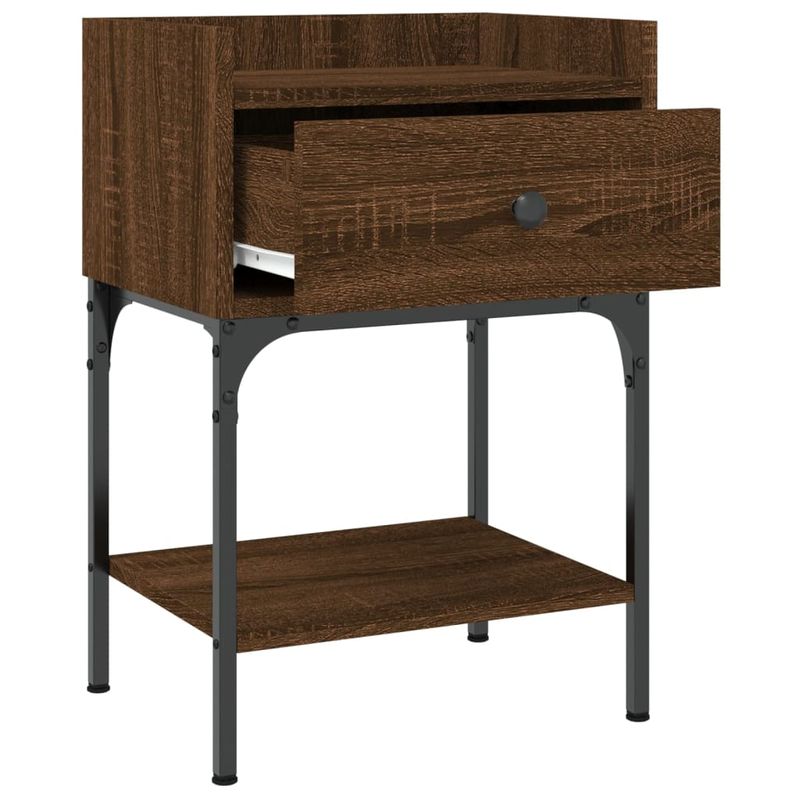 Casa si Gradina - Mobilier - Comode si corpuri - Noptiere - Noptiere, 2 buc., stejar maro, 40,5x31x60 cm, lemn compozit - Infinity.ro