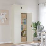 Casa si Gradina - Constructii - Depozitare, transport si protectie - Rafturi, fisete si vestiare - Fiset, alb, 90x40x220 cm, otel - Infinity.ro