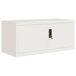 Casa si Gradina - Constructii - Depozitare, transport si protectie - Rafturi, fisete si vestiare - Fiset, alb, 90x40x220 cm, otel - Infinity.ro