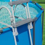 Casa si Gradina - Constructii - Scari si accesorii interioare - Scari piscine - Bestway Scara de siguranta piscina cu 4 trepte Flowclear 122 cm, 58331 - Infinity.ro