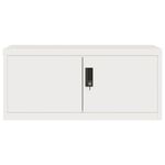 Casa si Gradina - Constructii - Depozitare, transport si protectie - Rafturi, fisete si vestiare - Fiset, alb, 90x40x220 cm, otel - Infinity.ro