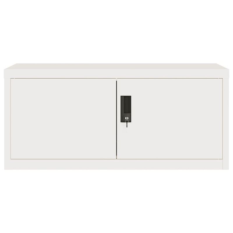 Casa si Gradina - Constructii - Depozitare, transport si protectie - Rafturi, fisete si vestiare - Fiset, alb, 90x40x220 cm, otel - Infinity.ro