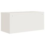 Casa si Gradina - Constructii - Depozitare, transport si protectie - Rafturi, fisete si vestiare - Fiset, alb, 90x40x220 cm, otel - Infinity.ro