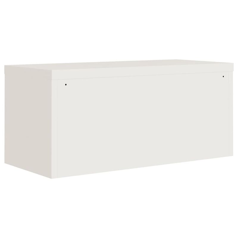 Casa si Gradina - Constructii - Depozitare, transport si protectie - Rafturi, fisete si vestiare - Fiset, alb, 90x40x220 cm, otel - Infinity.ro