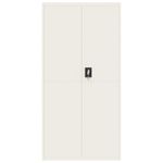 Casa si Gradina - Constructii - Depozitare, transport si protectie - Rafturi, fisete si vestiare - Fiset, alb, 90x40x220 cm, otel - Infinity.ro