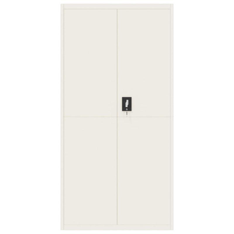 Casa si Gradina - Constructii - Depozitare, transport si protectie - Rafturi, fisete si vestiare - Fiset, alb, 90x40x220 cm, otel - Infinity.ro