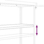 Casa si Gradina - Constructii - Depozitare, transport si protectie - Rafturi, fisete si vestiare - Fiset, alb, 90x40x220 cm, otel - Infinity.ro