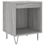 Casa si Gradina - Mobilier - Comode si corpuri - Noptiere - Noptiera, gri sonoma, 40x35x50 cm, lemn compozit - Infinity.ro