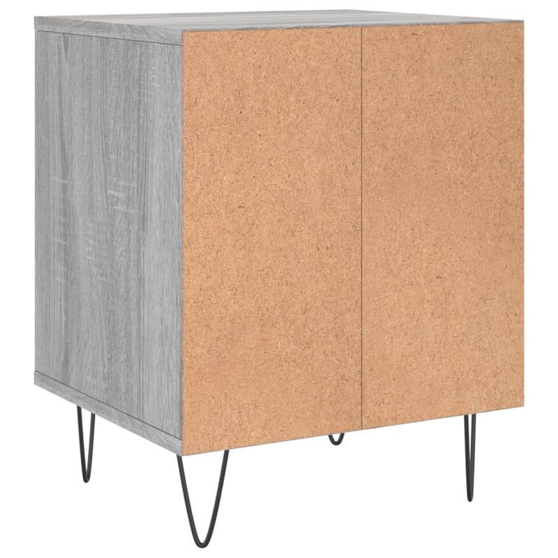 Casa si Gradina - Mobilier - Comode si corpuri - Noptiere - Noptiera, gri sonoma, 40x35x50 cm, lemn compozit - Infinity.ro