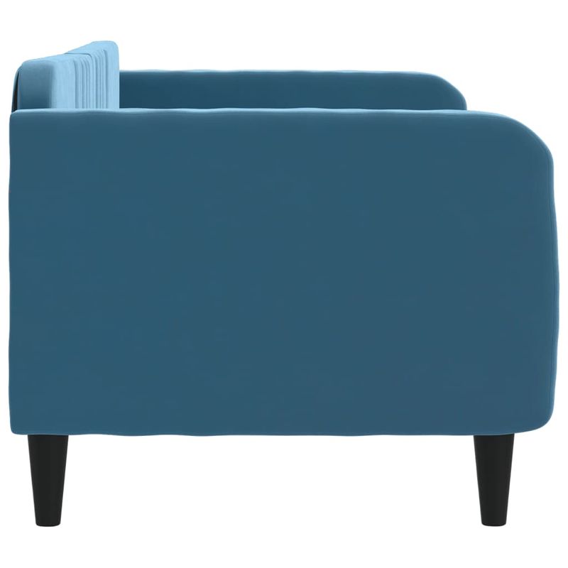 Casa si Gradina - Mobilier - Paturi si accesorii - Paturi - Pat de zi, albastru, 80x200 cm, catifea - Infinity.ro