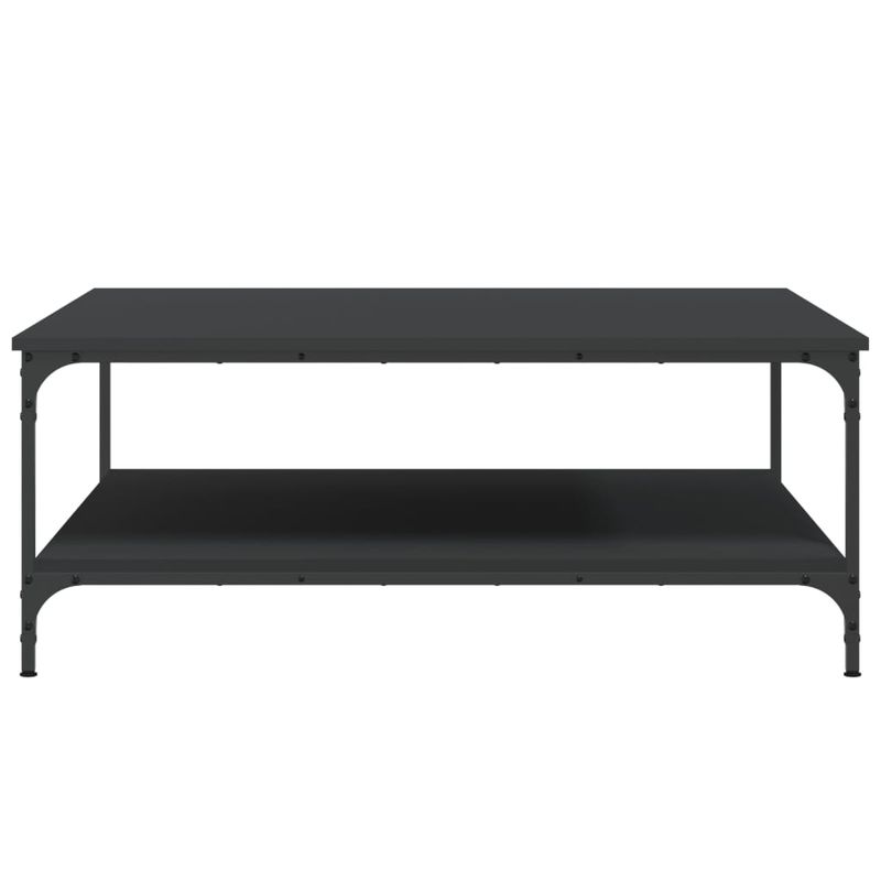 Casa si Gradina - Mobilier - Mese si birouri - Masute de cafea - Masuta de cafea negru 100x100x40 cm lemn prelucrat - Infinity.ro