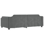 Casa si Gradina - Mobilier - Paturi si accesorii - Paturi - Cadru de pat, gri inchis, 100 x 200 cm, material textil - Infinity.ro