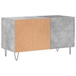 Casa si Gradina - Mobilier - Dulapuri si sifoniere - Dulapuri - Dulap de discuri, gri beton, 85x38x48 cm, lemn prelucrat - Infinity.ro