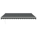 Casa si Gradina - Gradina si terasa - Umbrele si pavilioane - Umbrele - Copertina retractabila automata, antracit, 4,5x3 m - Infinity.ro