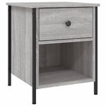 Casa si Gradina - Mobilier - Comode si corpuri - Noptiere - Noptiere, 2 buc., gri sonoma, 40x42x50 cm, lemn compozit - Infinity.ro