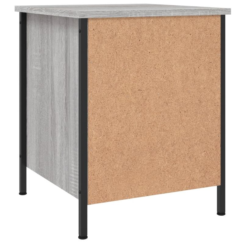 Casa si Gradina - Mobilier - Comode si corpuri - Noptiere - Noptiere, 2 buc., gri sonoma, 40x42x50 cm, lemn compozit - Infinity.ro