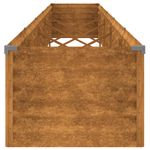 Casa si Gradina - Gradinarit si plante - Plante si ghivece - Ghivece si suporturi - Strat inaltat de gradina, 482x50x36 cm, otel corten - Infinity.ro