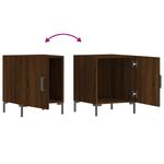 Casa si Gradina - Mobilier - Comode si corpuri - Noptiere - Noptiere, 2 buc., stejar maro, 40x40x50 cm, lemn compozit - Infinity.ro