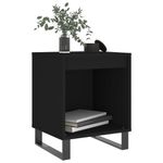 Casa si Gradina - Mobilier - Comode si corpuri - Noptiere - Noptiere, 2 buc., negru, 40x35x50 cm, lemn compozit - Infinity.ro