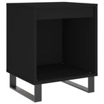 Casa si Gradina - Mobilier - Comode si corpuri - Noptiere - Noptiere, 2 buc., negru, 40x35x50 cm, lemn compozit - Infinity.ro