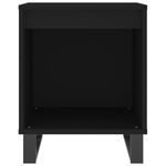Casa si Gradina - Mobilier - Comode si corpuri - Noptiere - Noptiere, 2 buc., negru, 40x35x50 cm, lemn compozit - Infinity.ro