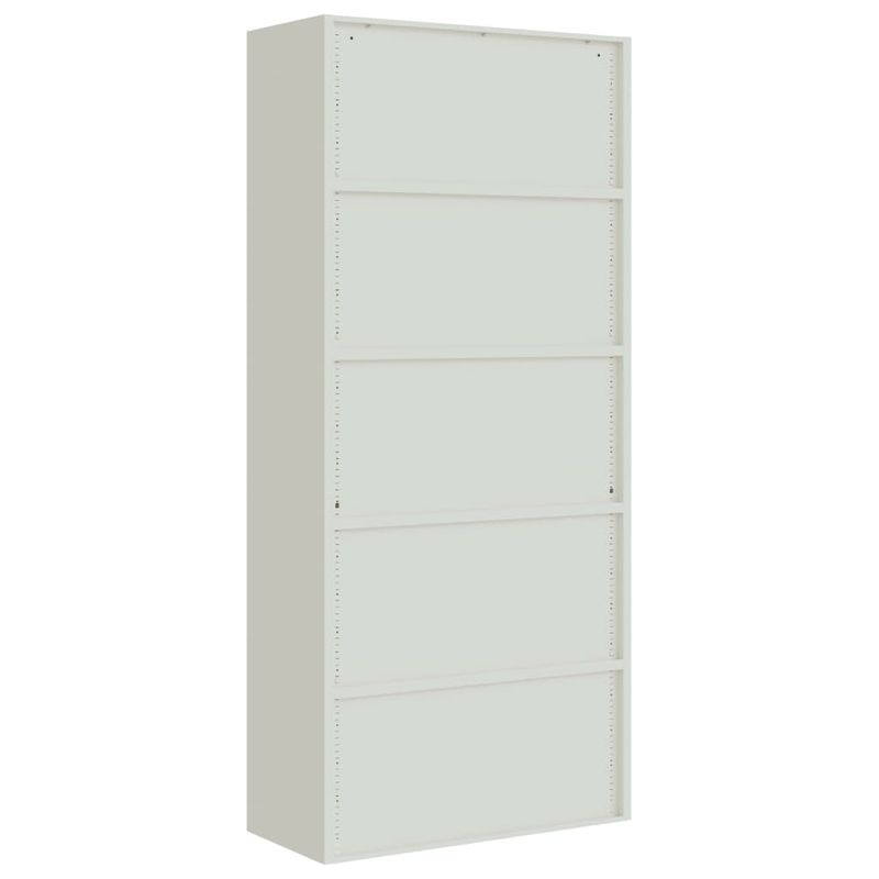 Casa si Gradina - Constructii - Depozitare, transport si protectie - Rafturi, fisete si vestiare - Fiset, gri deschis, 90x40x240 cm, otel - Infinity.ro