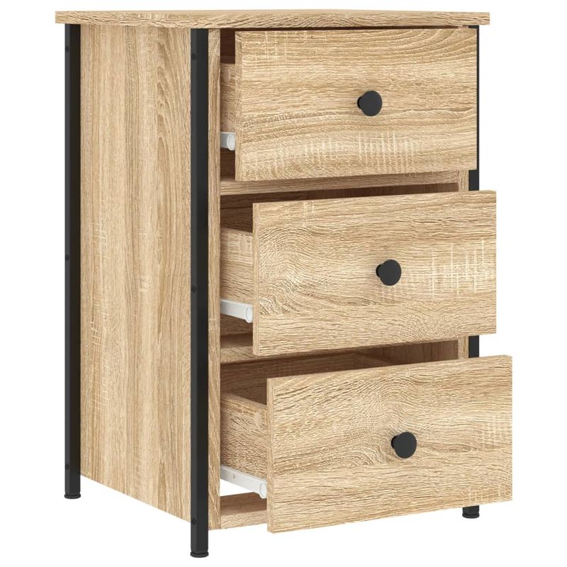 Casa si Gradina - Mobilier - Comode si corpuri - Noptiere - Noptiere, 2 buc., stejar sonoma, 40x36x60 cm, lemn compozit - Infinity.ro