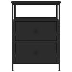 Casa si Gradina - Mobilier - Comode si corpuri - Noptiere - Noptiere, 2 buc., negru, 44x45x60 cm, lemn compozit - Infinity.ro
