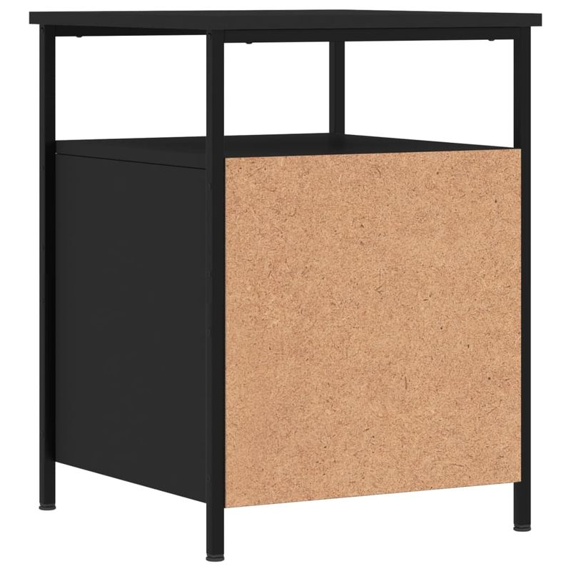 Casa si Gradina - Mobilier - Comode si corpuri - Noptiere - Noptiere, 2 buc., negru, 44x45x60 cm, lemn compozit - Infinity.ro