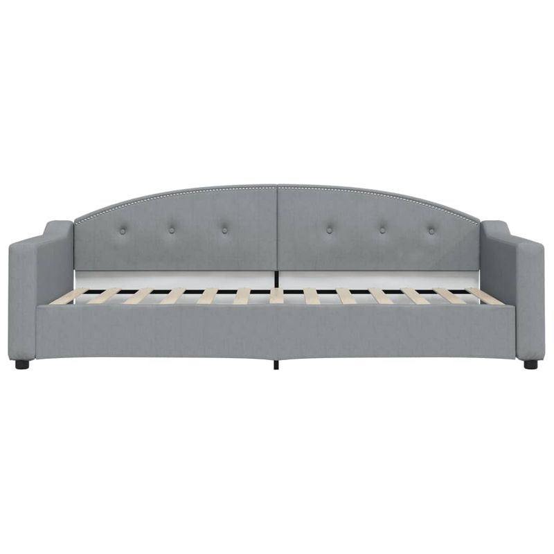 Casa si Gradina - Mobilier - Paturi si accesorii - Paturi - Pat de zi, gri deschis, 90x200 cm, material textil - Infinity.ro