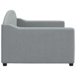 Casa si Gradina - Mobilier - Paturi si accesorii - Paturi - Pat de zi, gri deschis, 90x200 cm, material textil - Infinity.ro