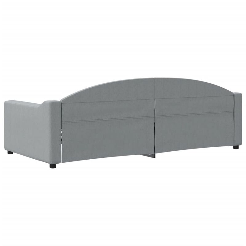 Casa si Gradina - Mobilier - Paturi si accesorii - Paturi - Pat de zi, gri deschis, 90x200 cm, material textil - Infinity.ro