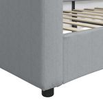 Casa si Gradina - Mobilier - Paturi si accesorii - Paturi - Pat de zi, gri deschis, 90x200 cm, material textil - Infinity.ro