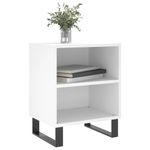 Casa si Gradina - Mobilier - Comode si corpuri - Noptiere - Noptiera, alb, 40x30x50 cm, lemn compozit - Infinity.ro