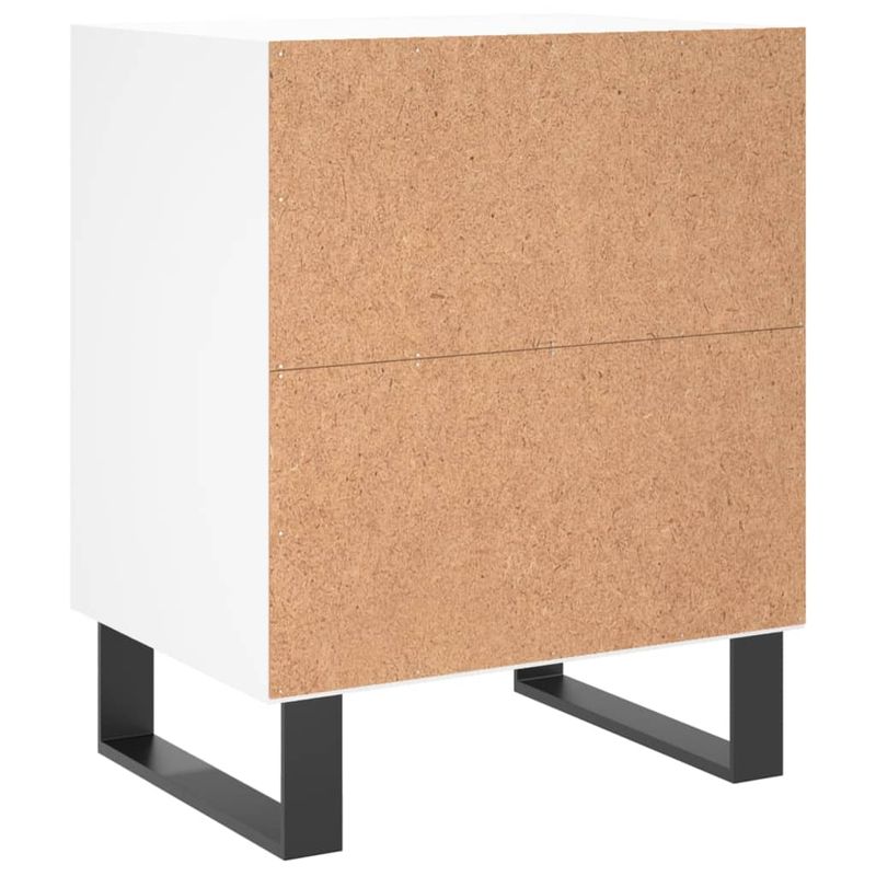 Casa si Gradina - Mobilier - Comode si corpuri - Noptiere - Noptiera, alb, 40x30x50 cm, lemn compozit - Infinity.ro
