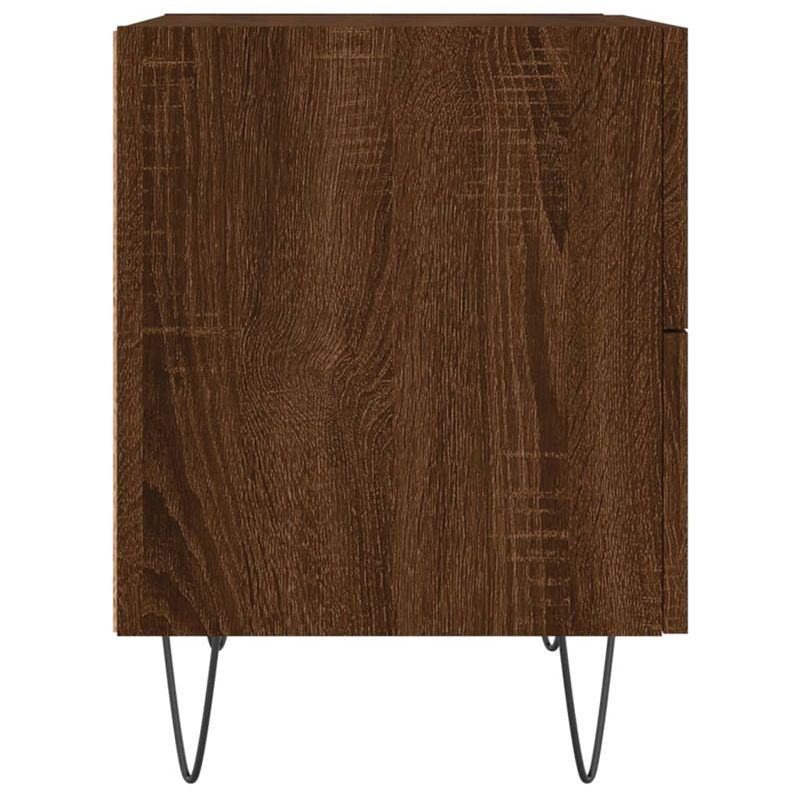 Casa si Gradina - Mobilier - Comode si corpuri - Noptiere - Noptiera, stejar maro, 40x35x47,5 cm, lemn compozit - Infinity.ro