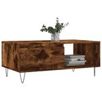 Casa si Gradina - Mobilier - Mese si birouri - Masute de cafea - Masuta de cafea, stejar fumuriu, 90x50x36,5 cm, lemn prelucrat - Infinity.ro