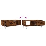 Casa si Gradina - Mobilier - Mese si birouri - Masute de cafea - Masuta de cafea, stejar fumuriu, 90x50x36,5 cm, lemn prelucrat - Infinity.ro