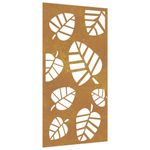 Casa si Gradina - Decoratiuni - Decoratiuni perete - Decoratie perete de gradina 105x55 cm design frunze otel Corten - Infinity.ro