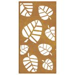 Casa si Gradina - Decoratiuni - Decoratiuni perete - Decoratie perete de gradina 105x55 cm design frunze otel Corten - Infinity.ro