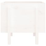 Casa si Gradina - Gradinarit si plante - Plante si ghivece - Ghivece si suporturi - Jardiniera de gradina, alb, 62x50x57 cm, lemn masiv de pin - Infinity.ro