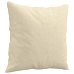 Casa si Gradina - Mobilier - Canapele si coltare - Canapele - Canapea cu 2 locuri cu pernute, crem, 120 cm, textil - Infinity.ro