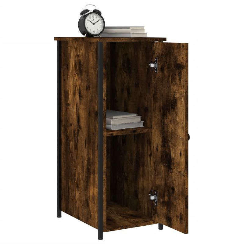 Casa si Gradina - Mobilier - Comode si corpuri - Noptiere - Noptiere, 2 buc., stejar fumuriu, 32x42x80 cm, lemn compozit - Infinity.ro