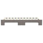 Casa si Gradina - Mobilier - Paturi si accesorii - Paturi - Pat de zi cu extensie, gri taupe, 80x200 cm, textil - Infinity.ro