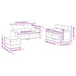 Casa si Gradina - Mobilier - Seturi de mobilier - Seturi living - Set de canapele cu perne, 3 piese, rosu vin, piele ecologica - Infinity.ro