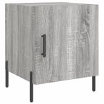 Casa si Gradina - Mobilier - Comode si corpuri - Noptiere - Noptiere, 2 buc., gri sonoma, 40x40x50 cm, lemn compozit - Infinity.ro