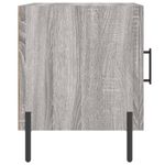 Casa si Gradina - Mobilier - Comode si corpuri - Noptiere - Noptiere, 2 buc., gri sonoma, 40x40x50 cm, lemn compozit - Infinity.ro