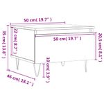 Casa si Gradina - Mobilier - Mese si birouri - Masute de cafea - Masute de cafea 2 buc. stejar sonoma 50x46x35 cm lemn compozit - Infinity.ro