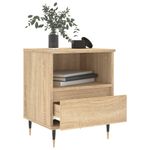 Casa si Gradina - Mobilier - Comode si corpuri - Noptiere - Noptiere, 2 buc., stejar sonoma, 40x35x50 cm, lemn compozit - Infinity.ro