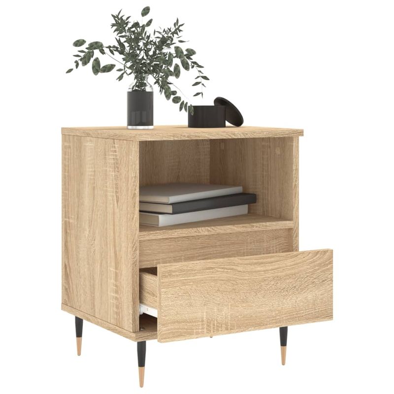 Casa si Gradina - Mobilier - Comode si corpuri - Noptiere - Noptiere, 2 buc., stejar sonoma, 40x35x50 cm, lemn compozit - Infinity.ro